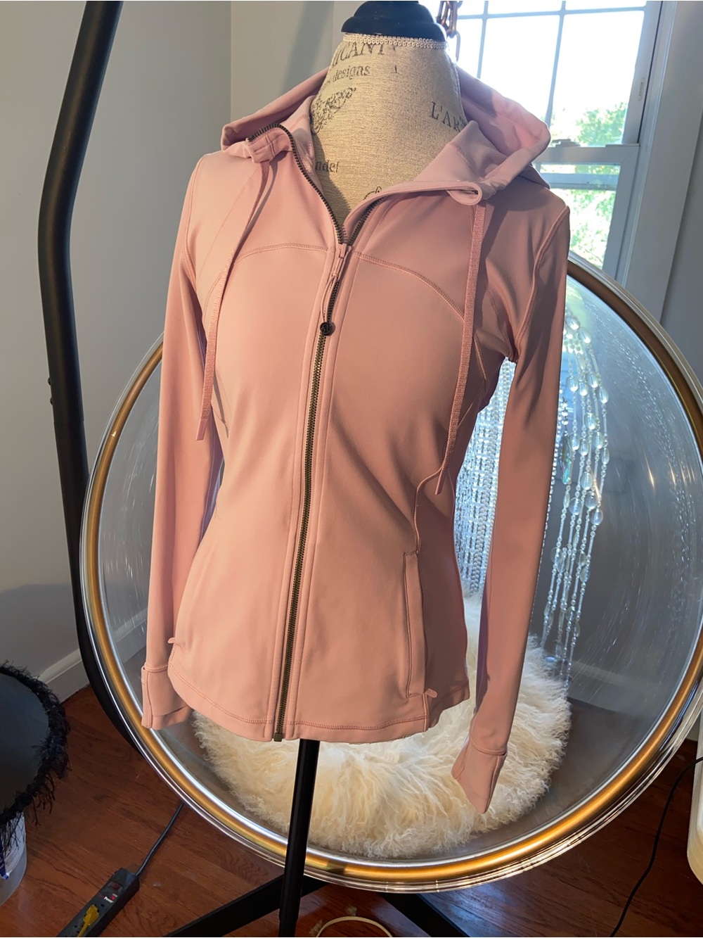 lululemon athletica Rose Pink Full-Zip Hooded Jacket